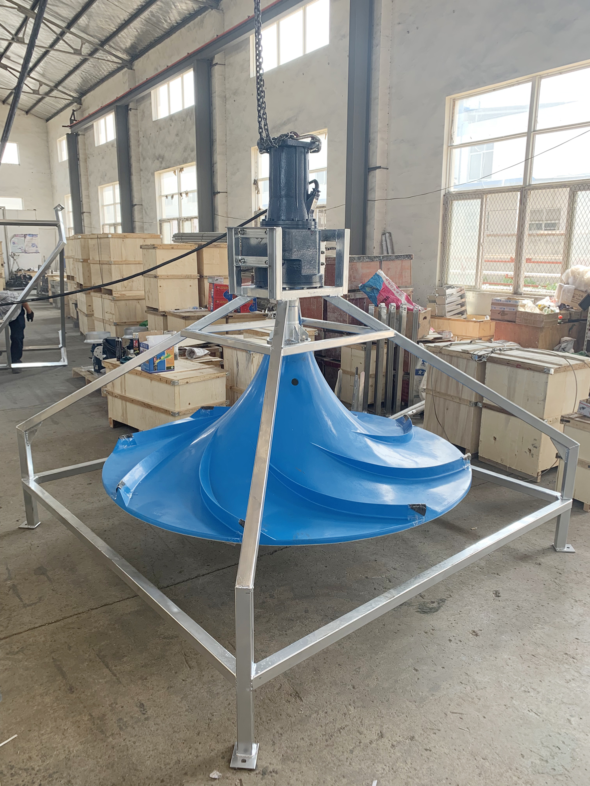 潛水雙曲面攪拌機(jī)與其它攪拌設(shè)備相比，優(yōu)勢(shì)在哪里？ | 南京藍(lán)寶石環(huán)保